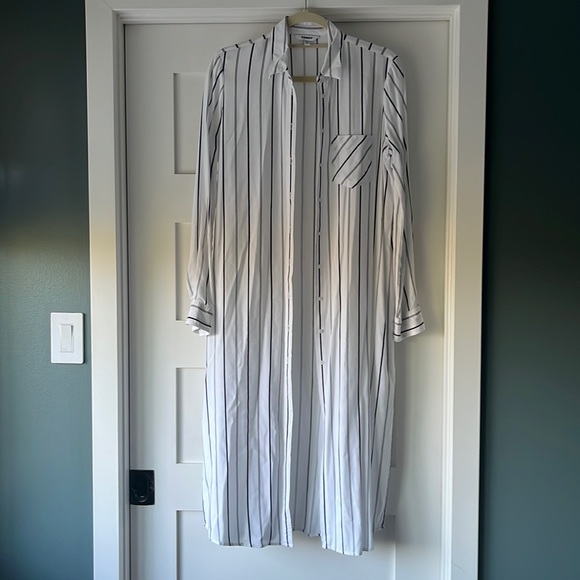 Express Striped Shirt Dress Small - Picture 1 of 5